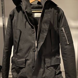 Black Sandro winter Coat